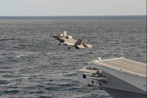 29 - F-35B conducting sea trials on the Italian Navy's ITS Cavour aircraft carrier